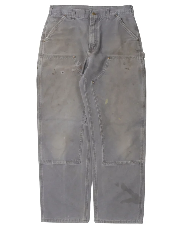 Carhartt Double Knee Pants Elegant Wool Trousers