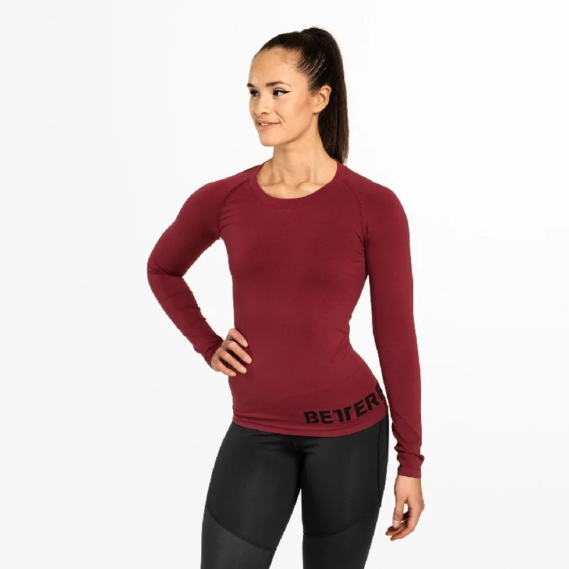 Better Bodies Nolita Seamless LS - Sangria Red