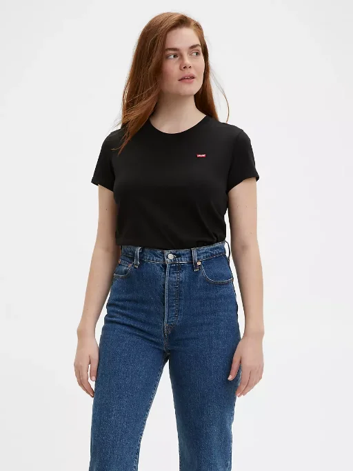 Levi's T-shirt manica corta da donna  W Little Logo 391850008 black