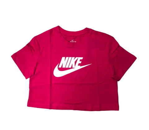 Nike T-shirt da donna crop W BV6175 616 lampone