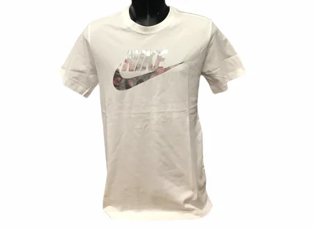 Nike T-shirt da donna con logo W DB6527 100 bianco