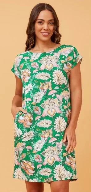 Paula Green Paisley Shift Dress