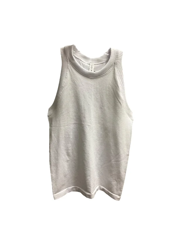 Athletic Tank Top By Athleta In White, Size: S