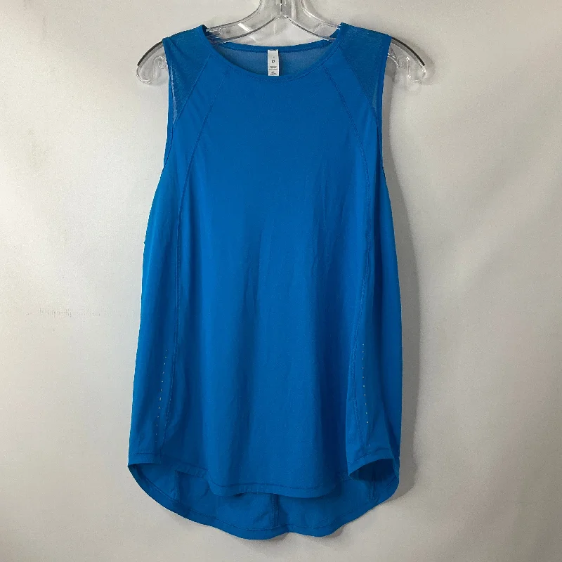 Athletic Tank Top By Lululemon In Blue, Size: 12