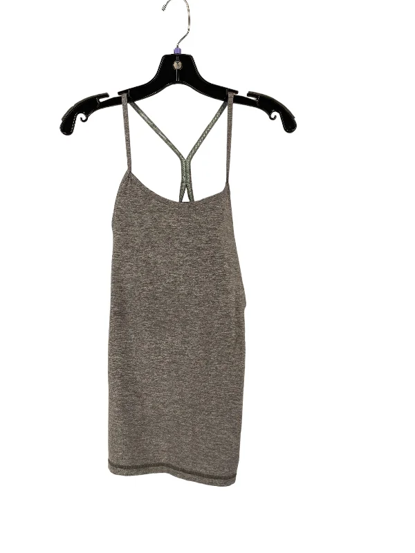 Athletic Tank Top By Lululemon In Grey, Size: 6