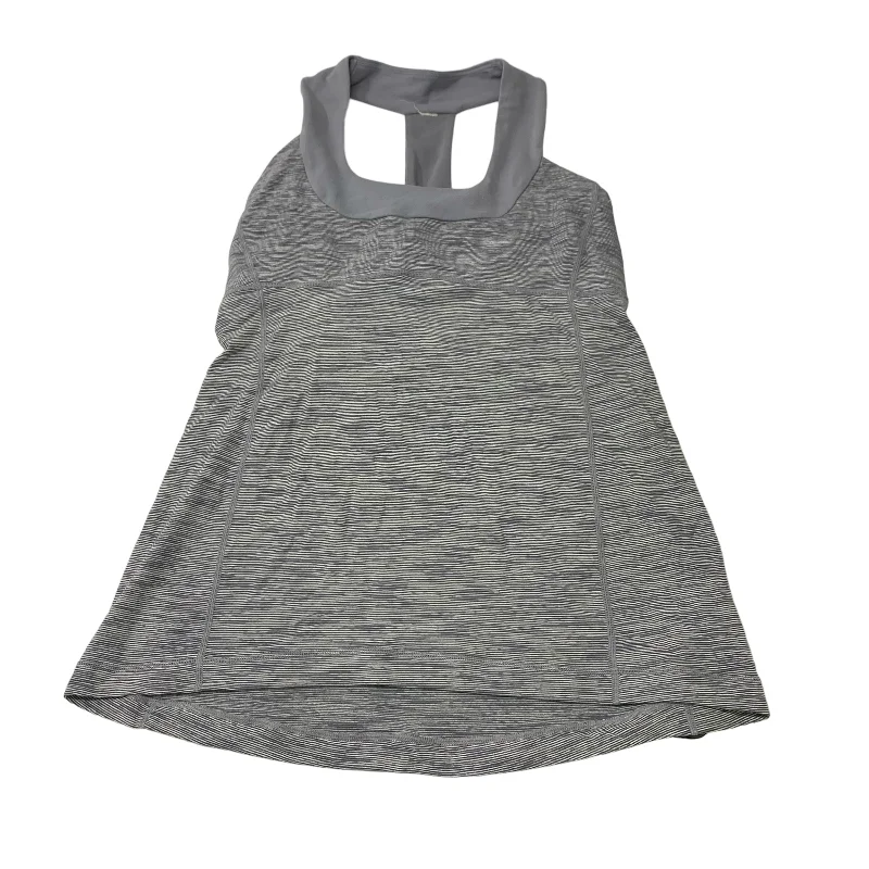 Athletic Tank Top By Lululemon In Grey, Size: L