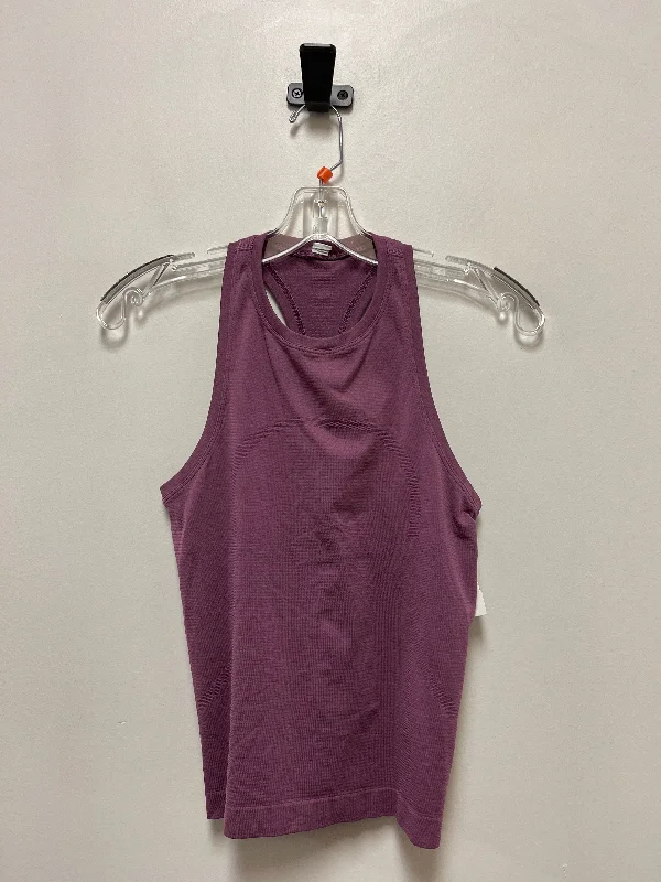 Athletic Tank Top By Lululemon In Purple, Size: 4