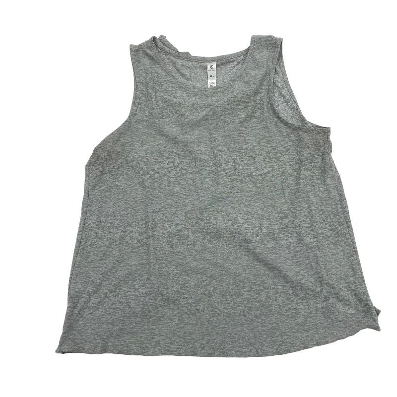 GREY ATHLETIC TANK TOP by KYODAN Size:L