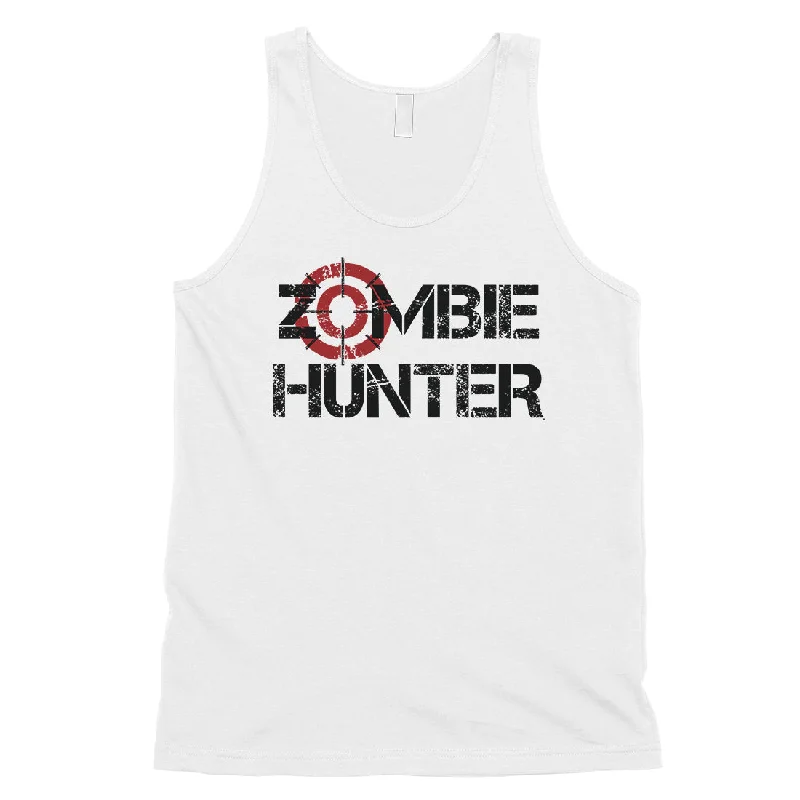 Zombie Hunter Mens Wholesome Halloween Tank Top Gift For a Friend