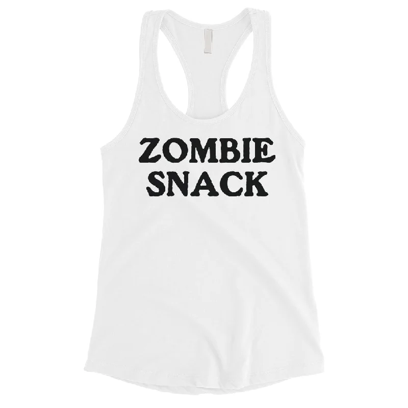 Zombie Snack Womens Thoughtful Simple Great Tank Top Birthday Gift