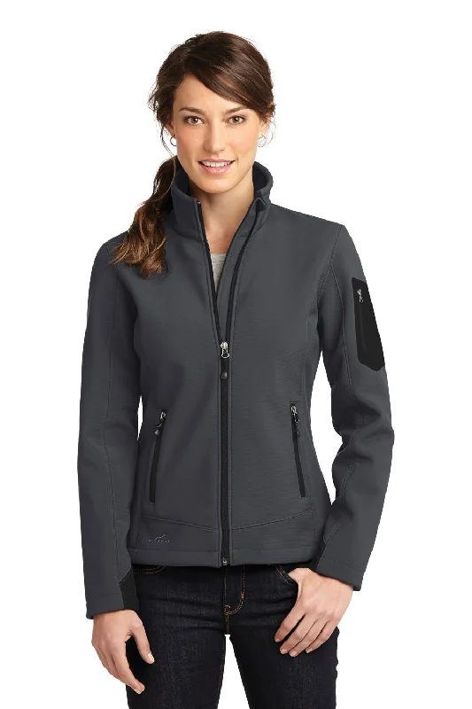 Eddie Bauer Womens Rugged Water Resistant Full Zip Jacket - Steel Grey