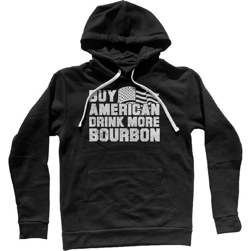 Buy American Drink More Bourbon Unisex Hoodie