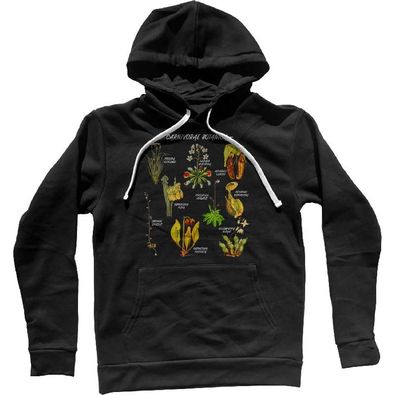 Carnivorae Botanica Carnivorous Plants Botanical Chart Unisex Hoodie