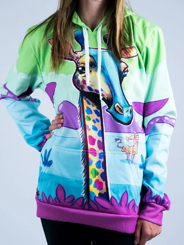 Neon Giraffe Unisex Hoodie