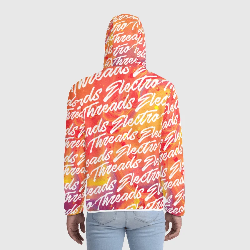 NEON SCRIPT Mens Windbreaker