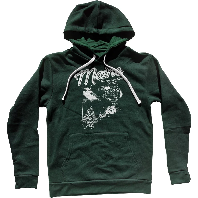 Vintage Maine Unisex Hoodie