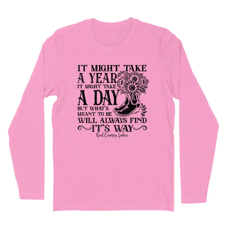 Long Sleeve / Pink / S