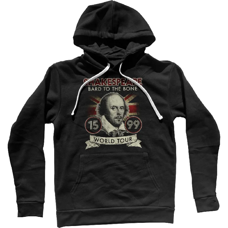 William Shakespeare Bard to the Bone Tour Unisex Hoodie