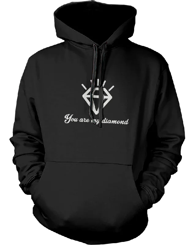 His and Her Couple Outfit You Are My Diamond Matching Hoodies for Couples