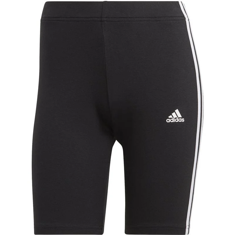 adidas Essentials 3 Stripes Bike Shorts - Womens - Black/White