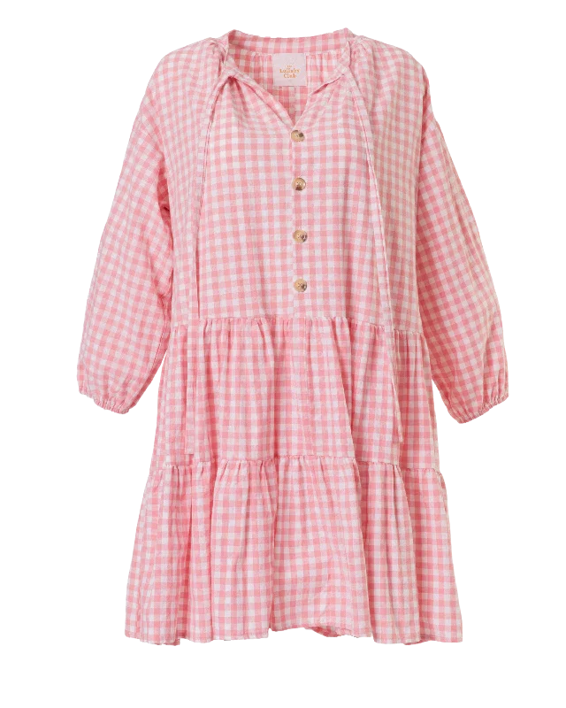 Avalon Smock Dress | Candy Gingham