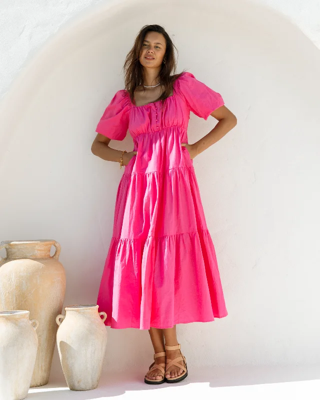 Lotus Maxi Dress | Pink