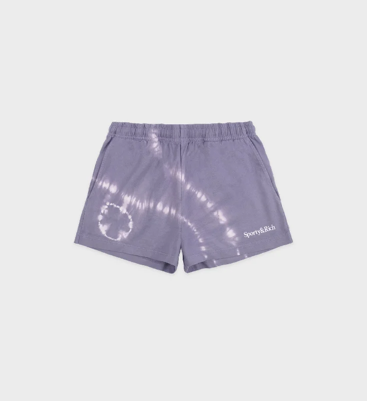 Serif Logo Disco Short - Easter Egg Tie Dye