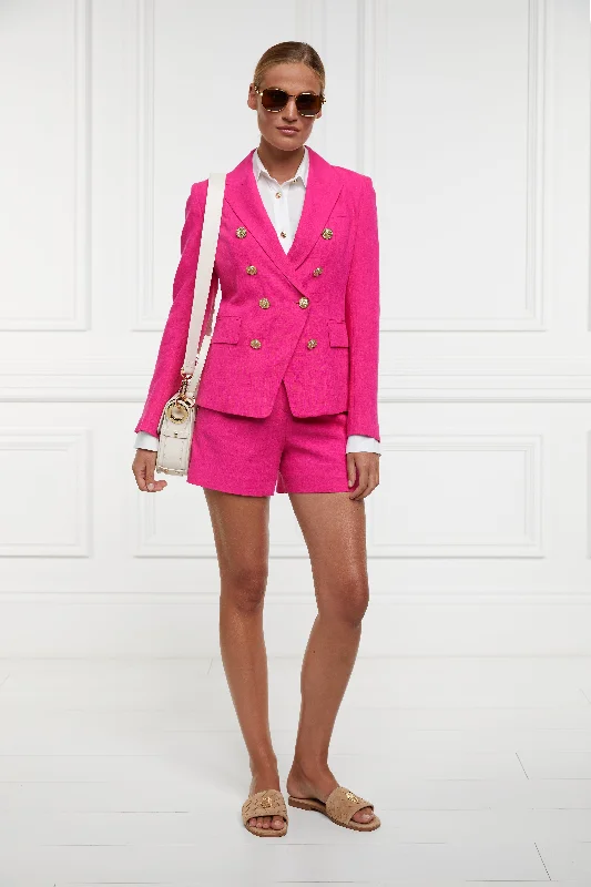 Tailored Short (Hot Pink Linen)