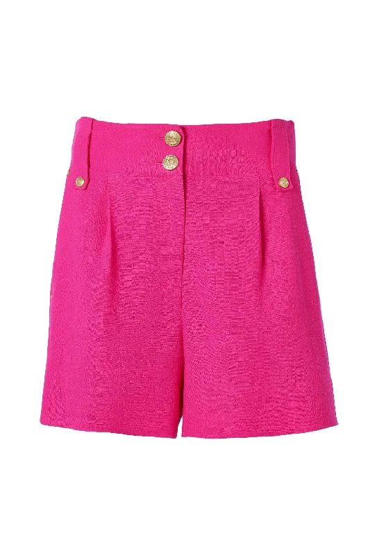 Tailored Short (Hot Pink Linen)