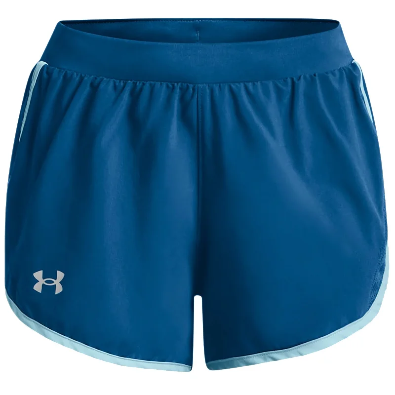 Under Armour Fly By 2.0 Training Shorts - Womens - Varsity Blue/Blizzard/Reflective