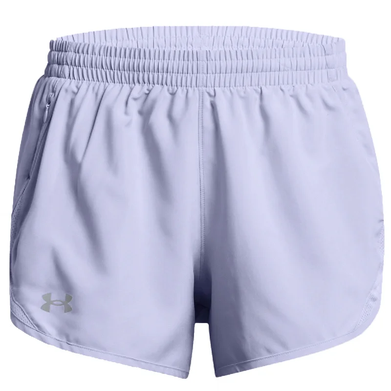 Under Armour Fly By Running Shorts - Womens - Celeste/Reflective