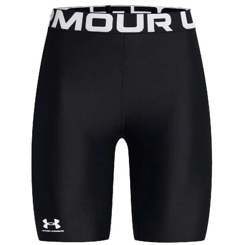 Under Armour Heatgear Authentics 8 inch Shorts - Womens - Black/White