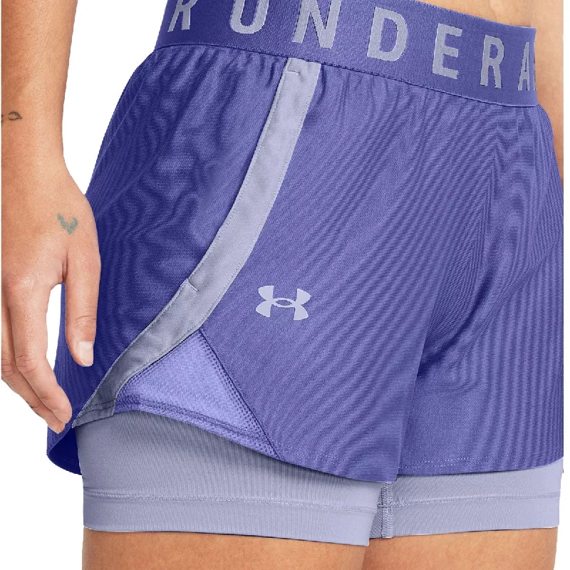 Under Armour Play Up 2 in 1 Shorts - Womens - Starlight/Celeste