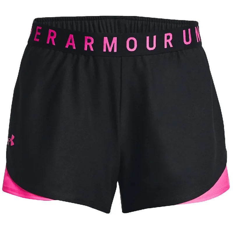 Under Armour Play Up 3.0 Shorts - Womens - Black/Rebel Pink