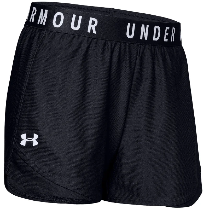 Under Armour Play Up 3.0 Training Shorts - Womens - Black/Black/White