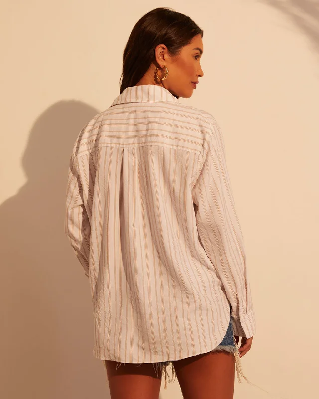 Annabelle Button Down Long Sleeve Top