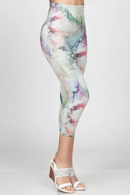 B4291Y High Waist Crop Legging