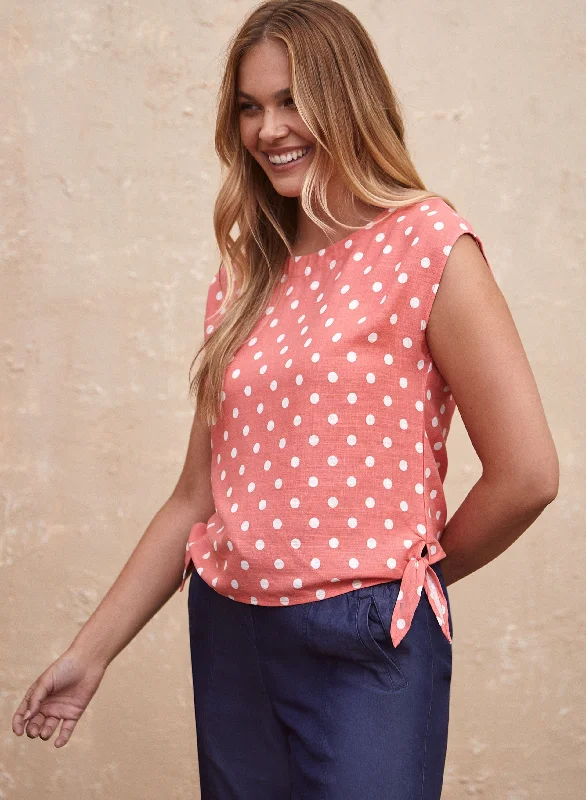 Charlie B - Polka Dot Print Blouse