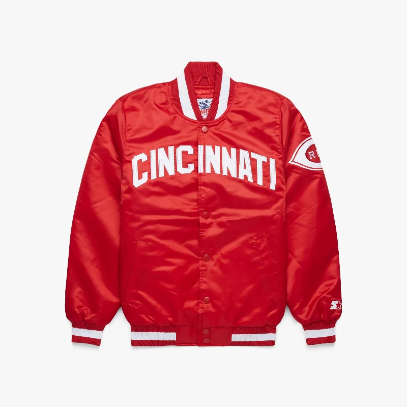 HOMAGE X Starter Reds Satin Jacket