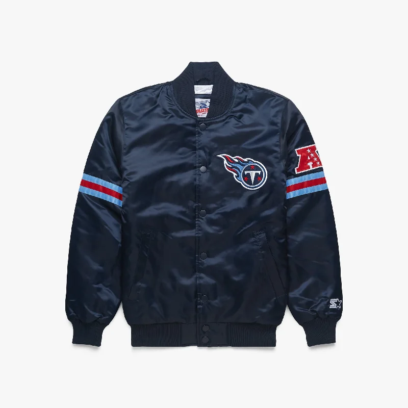 HOMAGE X Starter Titans Satin Jacket