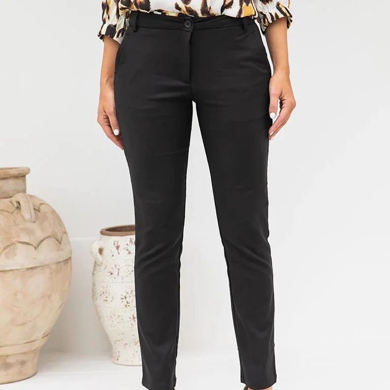 Jessica Stretch Pants in Black or Navy