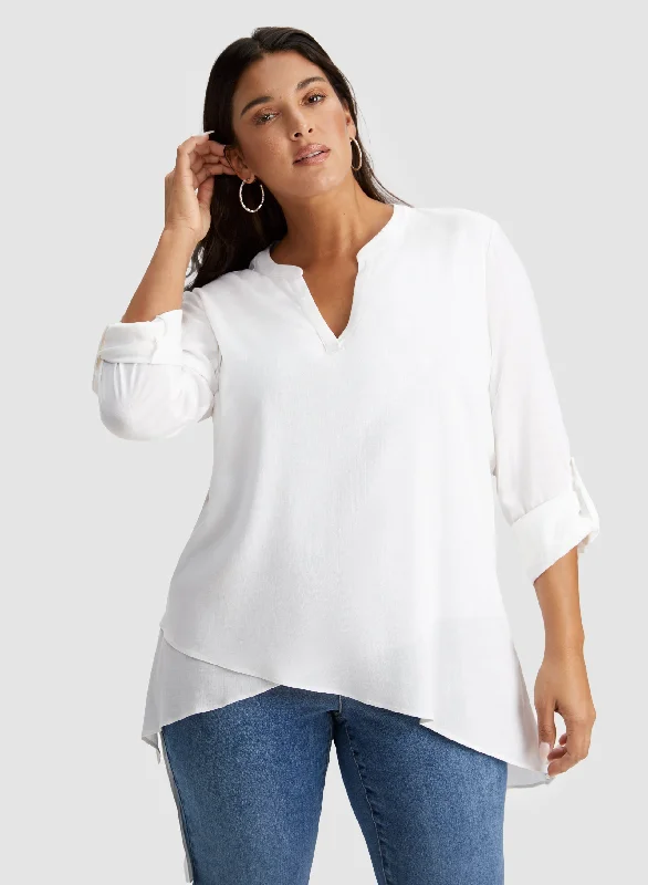 Joseph Ribkoff - Asymmetric Blouse