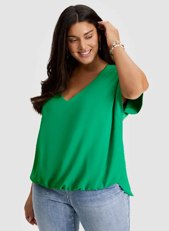 Joseph Ribkoff - V-Neck Blouse