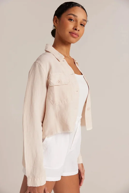 Lily Frayed Hem Jacket