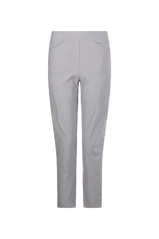 Platinum Bengaline Capri Pants | SILVER | 6305AR