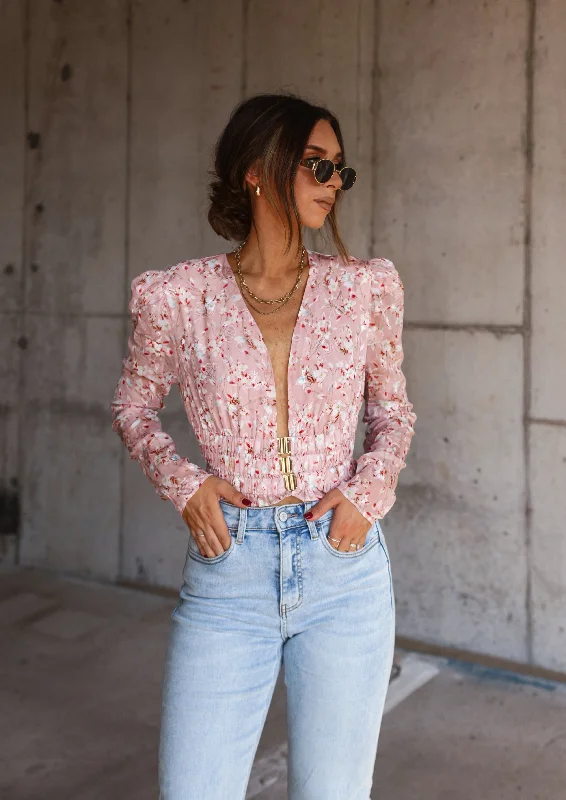 First Date Floral Top